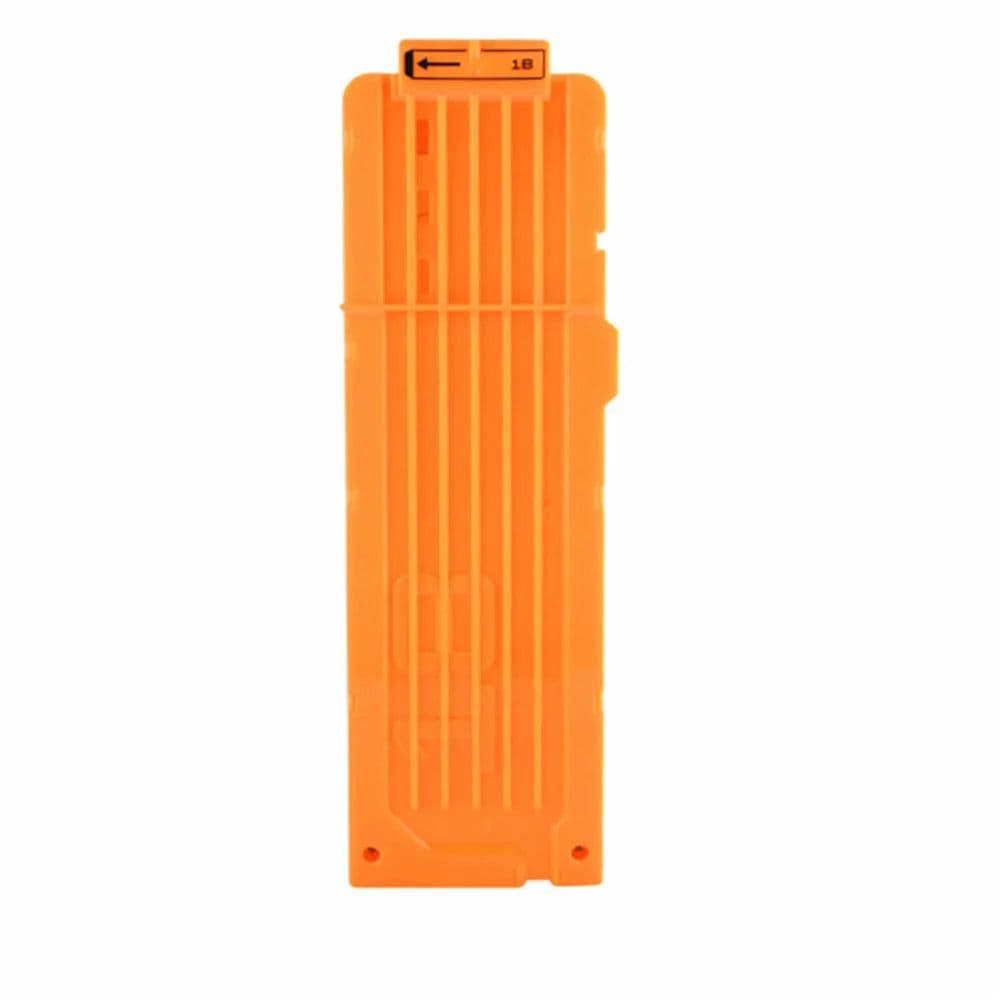 image-Universal 18 Bullet Clip - Durable Soft Bullet Magazine for Toy Guns