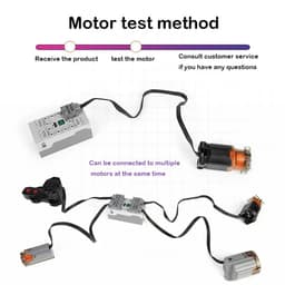 image-Mould King Remote Control Electric Motor Set with Battery Box - Toy Kit