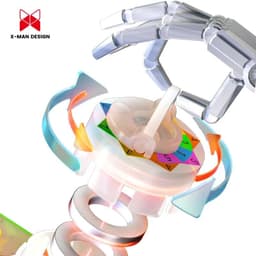 image-QiYi X-Man Tornado V3M Magnetic Cube - Enhanced Speed & Precision Puzzle