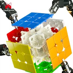 image-QiYi X-Man Tornado V3M Magnetic Cube - Enhanced Speed & Precision Puzzle
