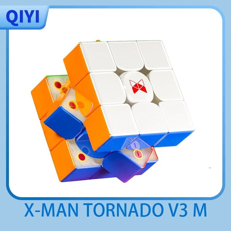 image-QiYi X-Man Tornado V3M Magnetic Cube - Enhanced Speed & Precision Puzzle