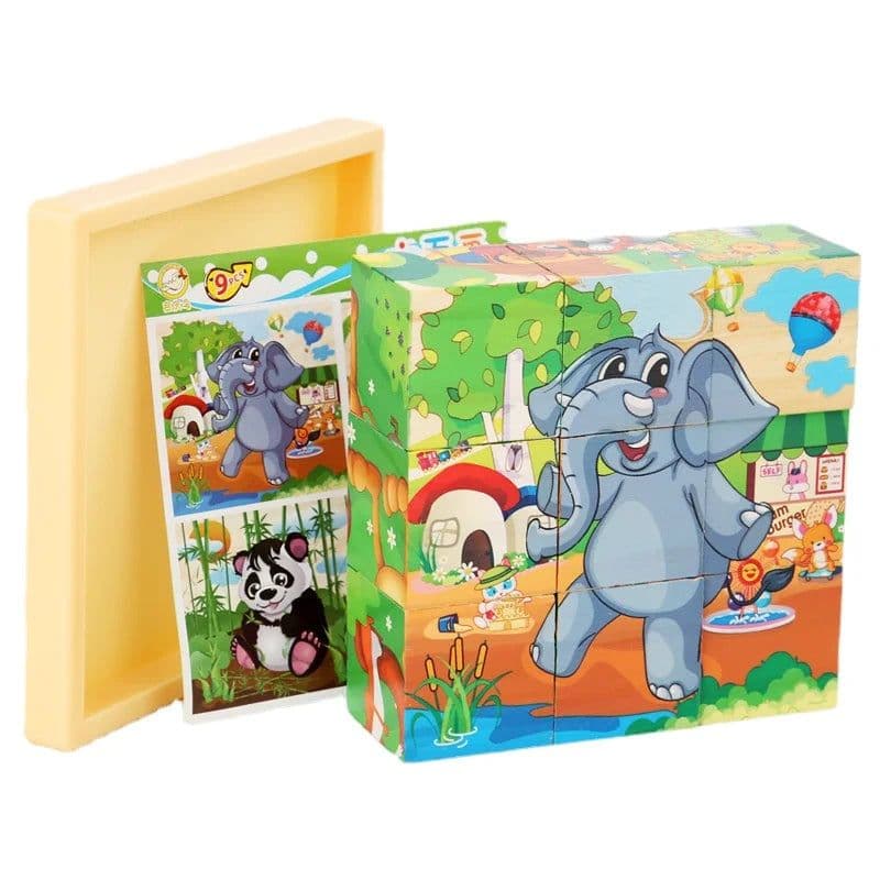 image-SUNVERY 3D Animal Puzzle - Fun Early Learning Toy for Kids Ages 3-6