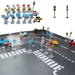 image-Bedi Yumy City Traffic Lights Building Blocks - Enhance Imagination & Play