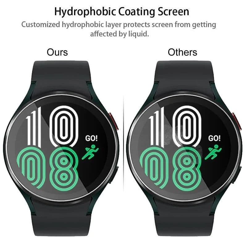 image-Tempered Glass Screen Protector for Smartwatch - Scratch Proof & Easy Install
