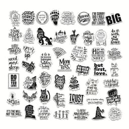 image-High-Quality Cartoon Stickers - Waterproof & Bright - 4-8cm - Fun Decor