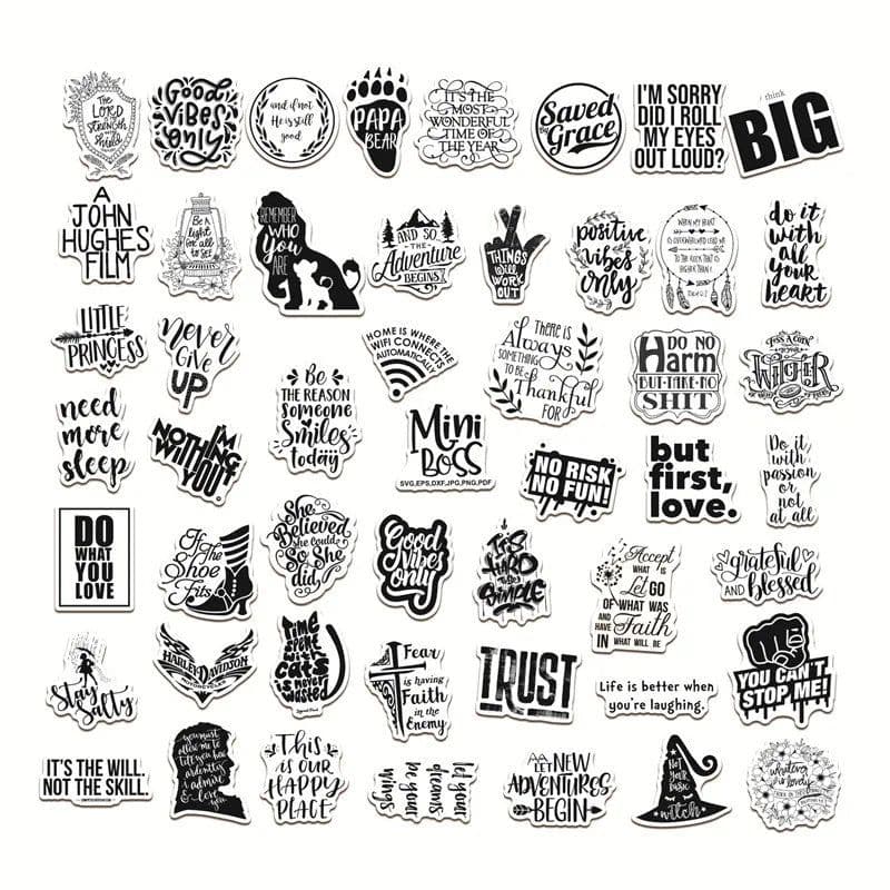 image-High-Quality Cartoon Stickers - Waterproof & Bright - 4-8cm - Fun Decor