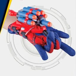 image-Spiderman Cosplay Glove Launcher Set - Fun Toy for Kids & Collectors