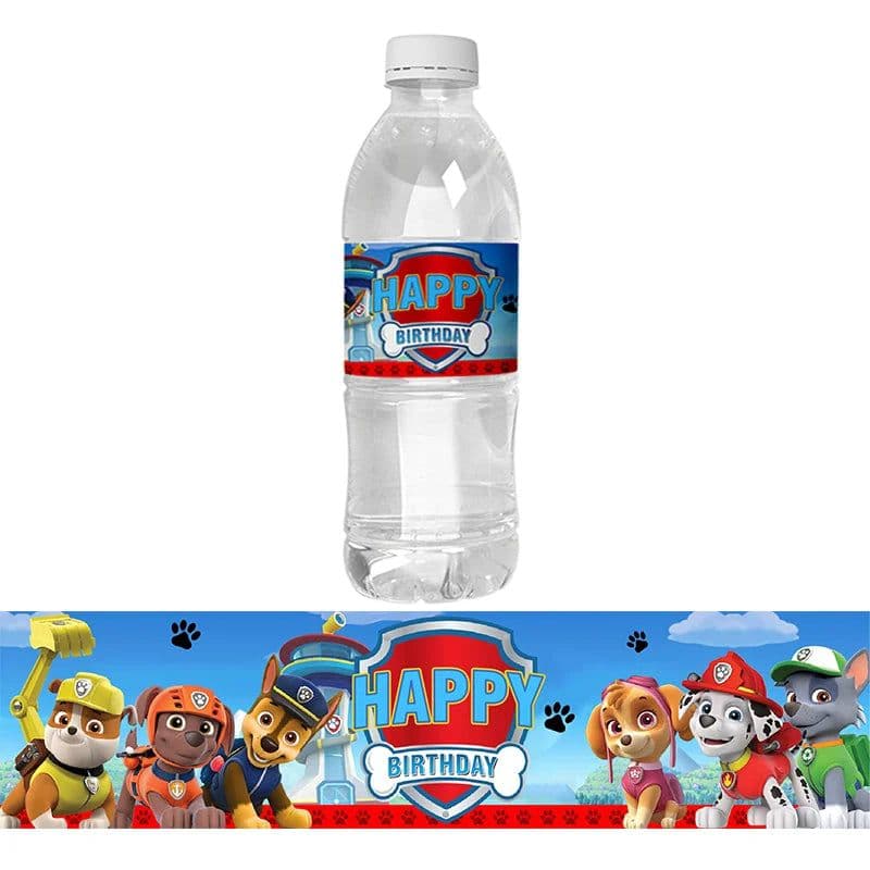 image-PAW PATROL Waterproof Self-Adhesive Stickers - 6pcs Set