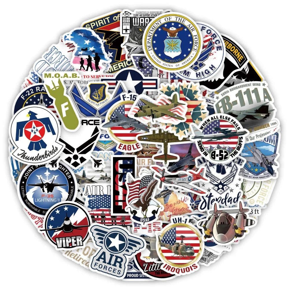 image-USA Army Stickers - Waterproof Decals for Laptops, Cars & More