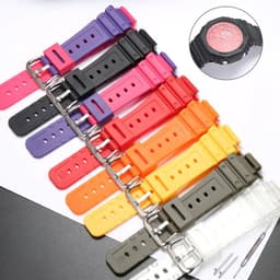 image-MCXGL Resin Watch Strap - Durable Replacement for Casio G-SHOCK GA2100, GA2110