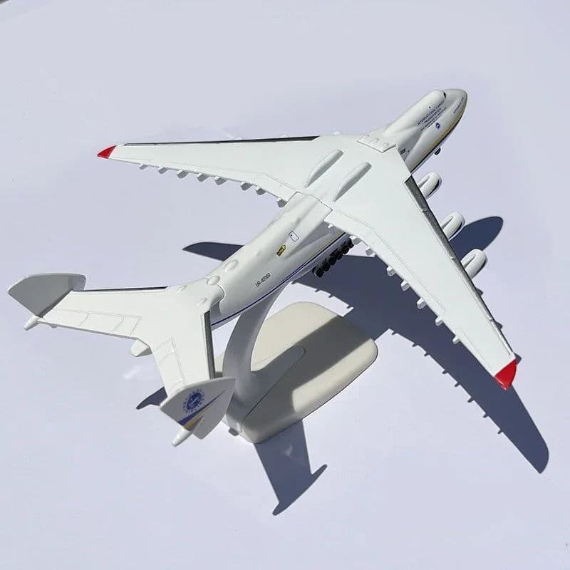 image-Diecast Airplane Model 20cm - Perfect Desk Decor & Gift for All Ages