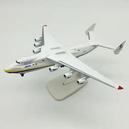 image-Diecast Airplane Model 20cm - Perfect Desk Decor & Gift for All Ages