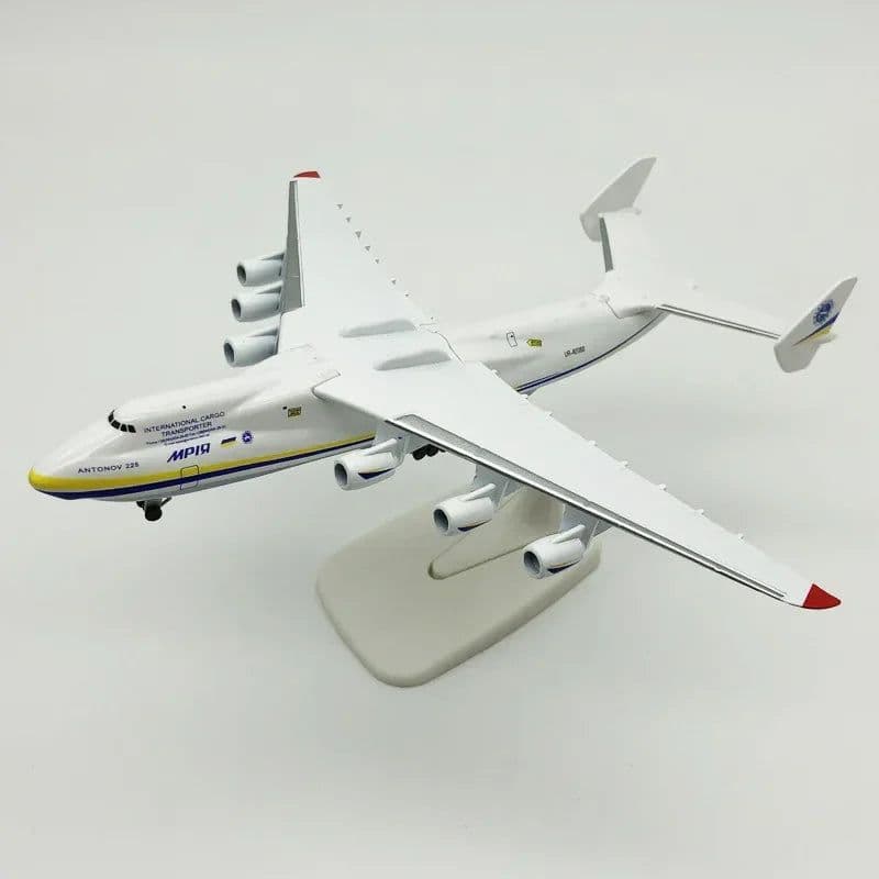 image-Diecast Airplane Model 20cm - Perfect Desk Decor & Gift for All Ages