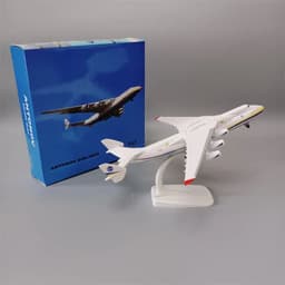 image-Diecast Airplane Model 20cm - Perfect Desk Decor & Gift for All Ages