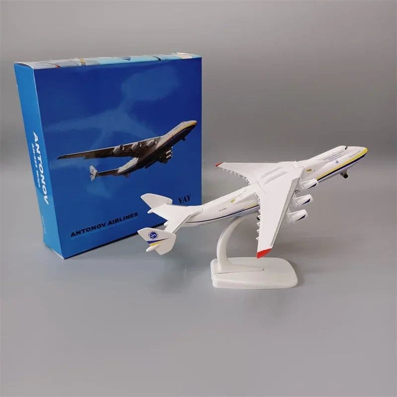 image-Diecast Airplane Model 20cm - Perfect Desk Decor & Gift for All Ages