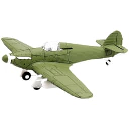 image-GSF 4D Puzzle Model Aircraft - WWII Fighter 1:48 Scale Assembly Toy