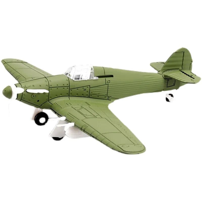 image-GSF 4D Puzzle Model Aircraft - WWII Fighter 1:48 Scale Assembly Toy