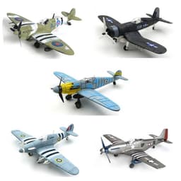 image-GSF 4D Puzzle Model Aircraft - WWII Fighter 1:48 Scale Assembly Toy