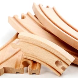 image-SKXNIER Wooden Train Track Educational Toys for Ages 4-12 - Beech Accessories