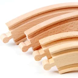 image-SKXNIER Wooden Train Track Educational Toys for Ages 4-12 - Beech Accessories