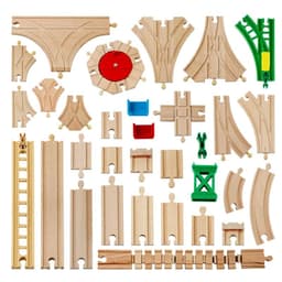 image-SKXNIER Wooden Train Track Educational Toys for Ages 4-12 - Beech Accessories