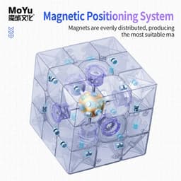 image-MoYu Super RS3 M 2022 3x3 Magnetic Puzzle Cube for Enhanced Performance