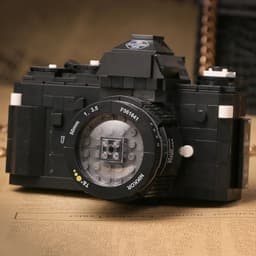 image-XiZAi 3D Mini Block Digital SLR Camera Creative Building Toy for Kids