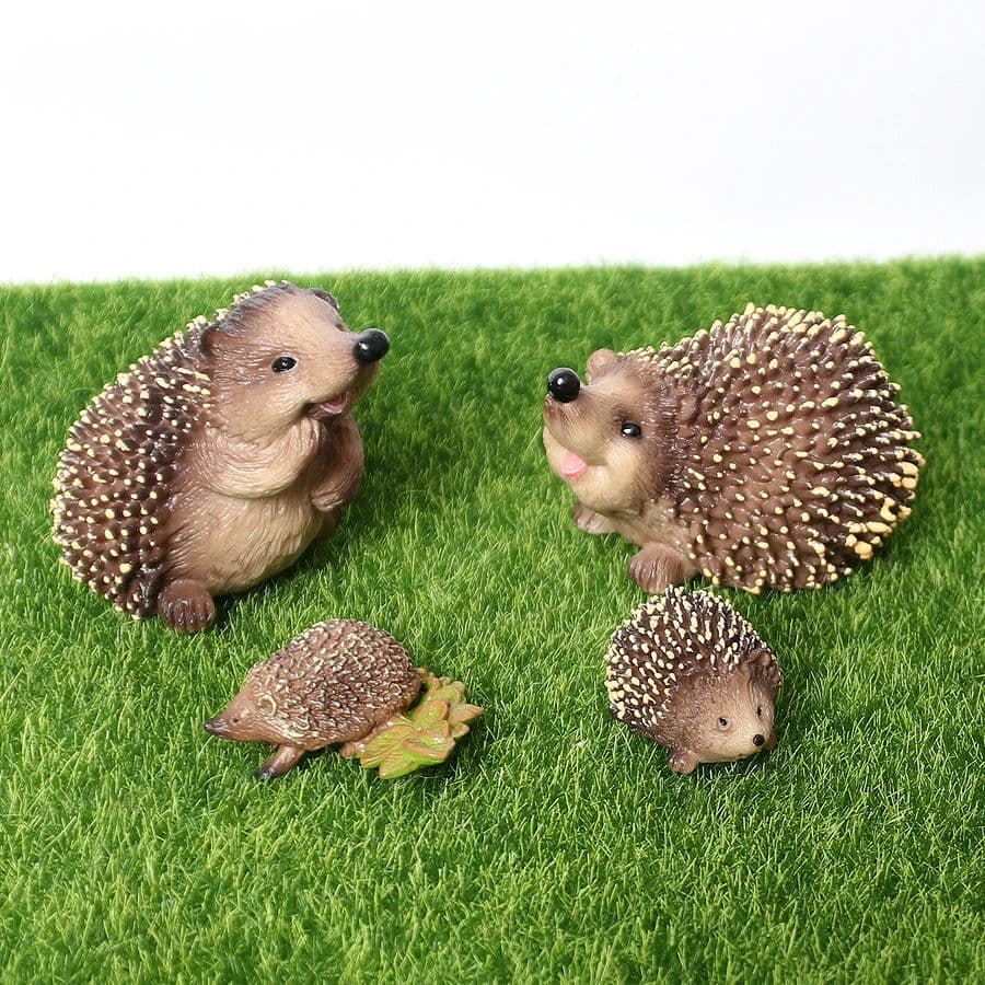 image-SamKaLa Hedgehog Spiny Anteater Figurines - Realistic Wildlife Model Toys
