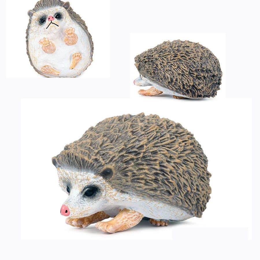 image-SamKaLa Hedgehog Spiny Anteater Figurines - Realistic Wildlife Model Toys