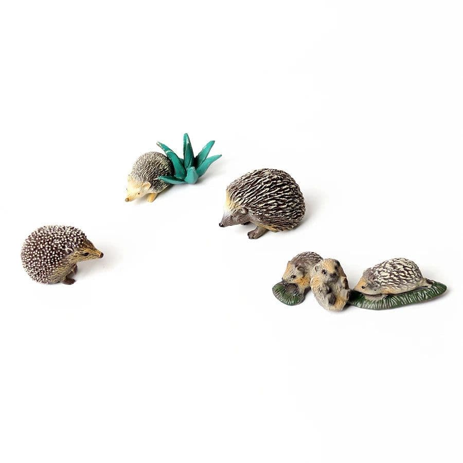 image-SamKaLa Hedgehog Spiny Anteater Figurines - Realistic Wildlife Model Toys
