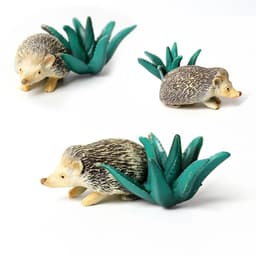image-SamKaLa Hedgehog Spiny Anteater Figurines - Realistic Wildlife Model Toys