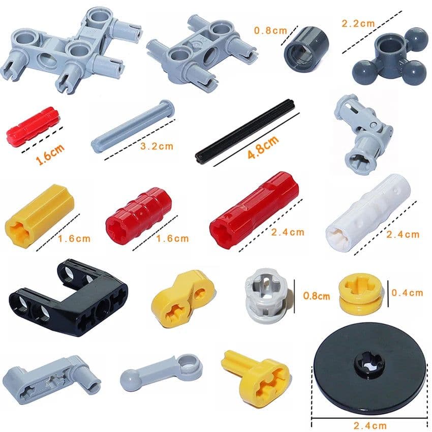 image-Bedi Yumy Technical Building Blocks - Enhance Imagination & Skills - Gear Parts