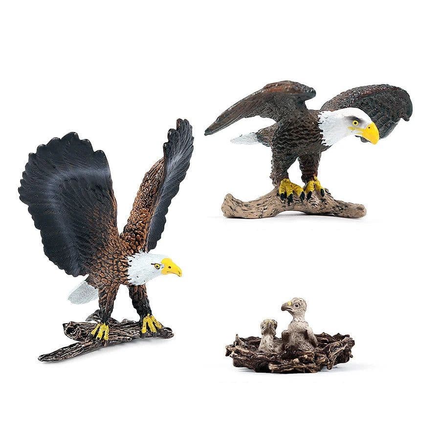 image-UTOMY Realistic Birds of Prey Figurines - Educational PVC Models Set