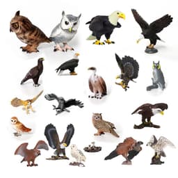 image-UTOMY Realistic Birds of Prey Figurines - Educational PVC Models Set