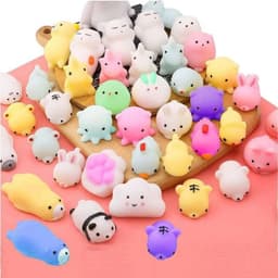 image-Muddy Puddles Cute Animal Mochi Squishy Toy - Stress Relief Fun for Kids