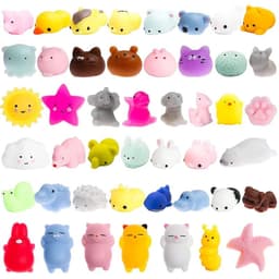 image-Muddy Puddles Cute Animal Mochi Squishy Toy - Stress Relief Fun for Kids
