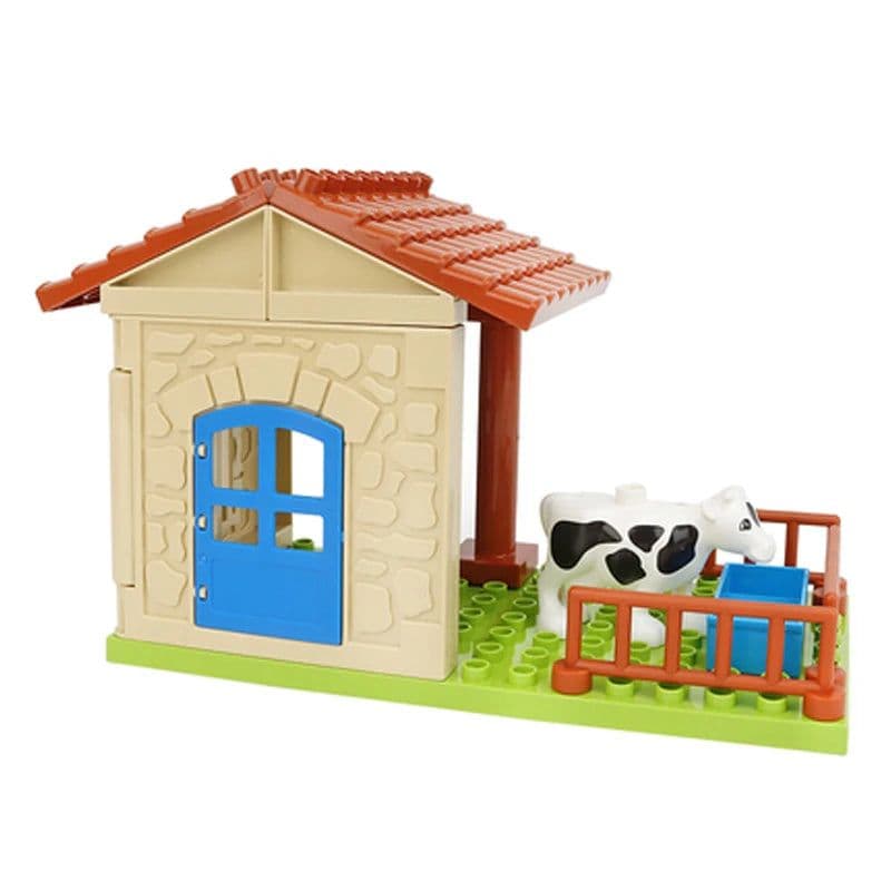image-JIMITU Building Blocks Set - Creative Wall Parts for Kids' Construction Toys