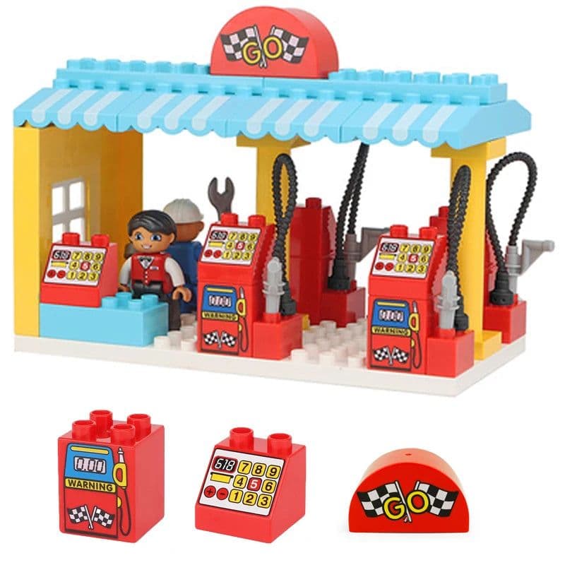 image-JIMITU Building Blocks Set - Creative Wall Parts for Kids' Construction Toys