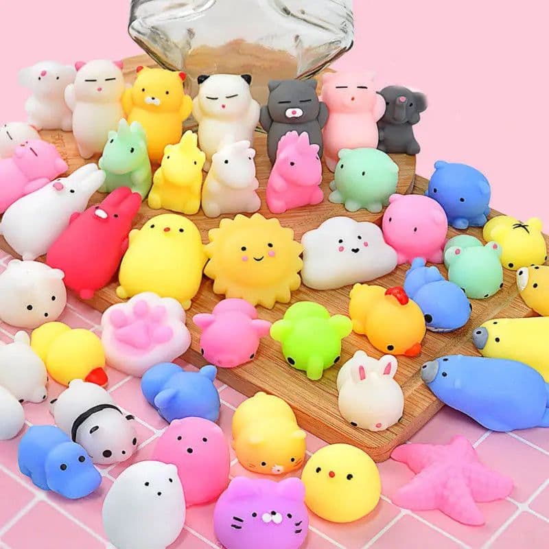 image-Small Fire Child PU Toy - Safe Elastic Fun - Animal & Nature Model