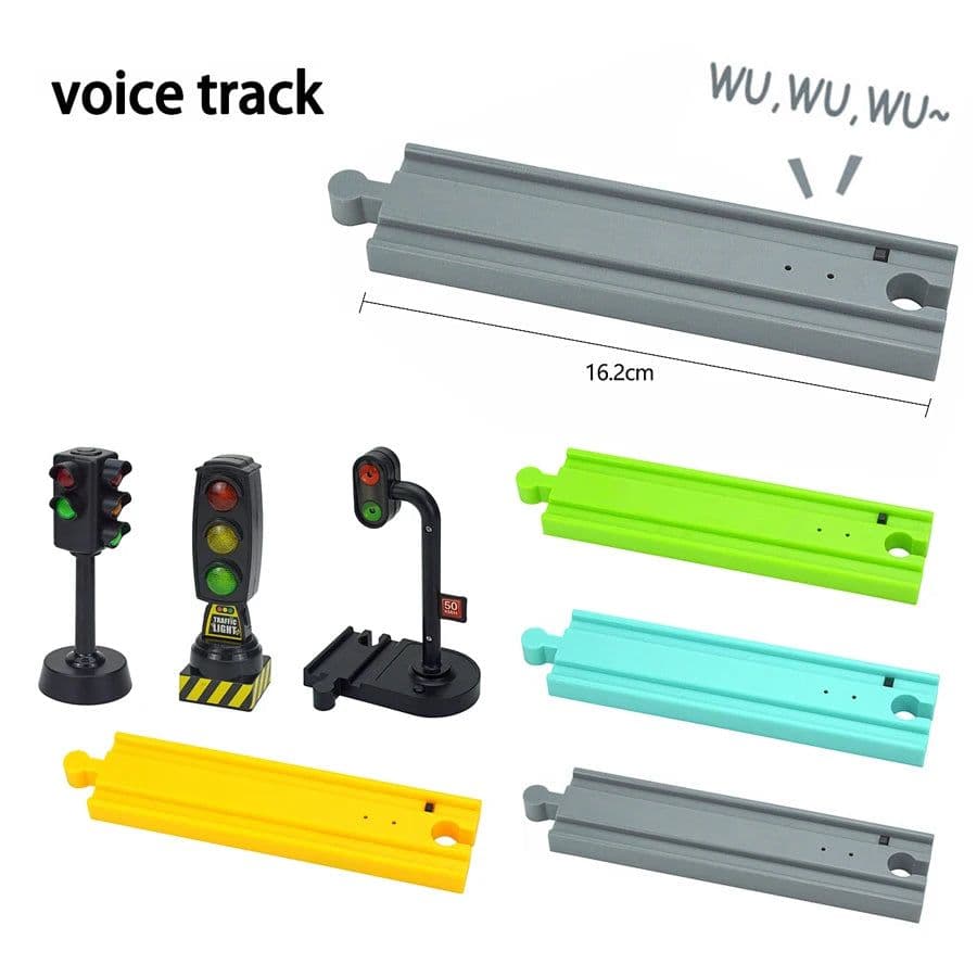 image-VEK Wooden Railway Track Accessories - Eco-Friendly Educational Toy