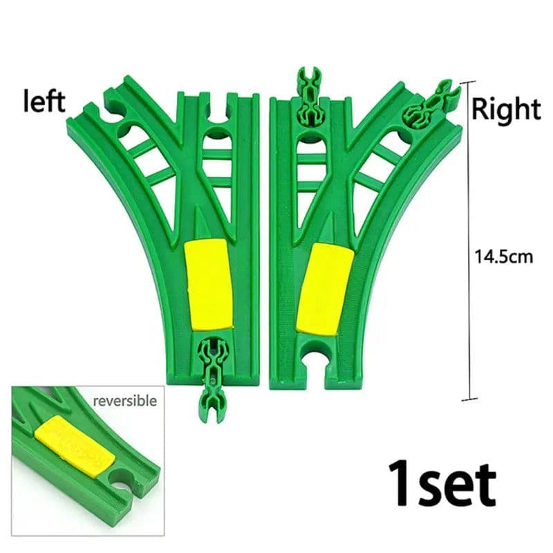 image-VEK Wooden Railway Track Accessories - Flexible & Fun Educational Toys