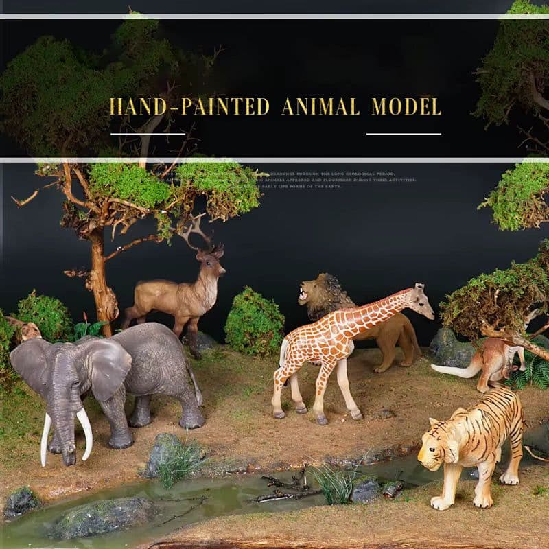 image-COOLPLAY Wildlife Animal Figurines - PVC Safari Toys for Playtime Fun