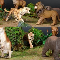 image-COOLPLAY Wildlife Animal Figurines - PVC Safari Toys for Playtime Fun