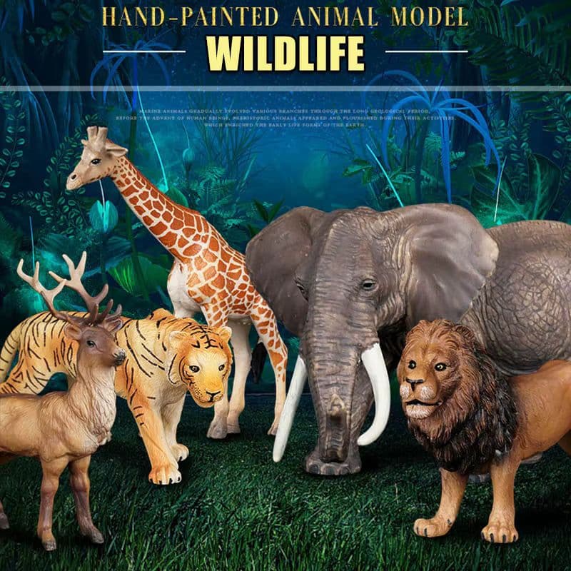 image-COOLPLAY Wildlife Animal Figurines - PVC Safari Toys for Playtime Fun
