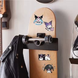 image-MINISO Kawaii Kuromi Stickers - Cute Anime Decals for Creative Stationery