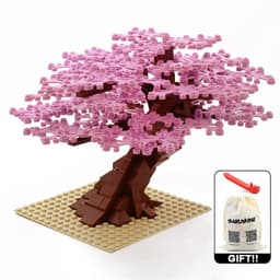 image-MARUMINE 205PCS Building Blocks Tree - Creative Nature Decoration Set