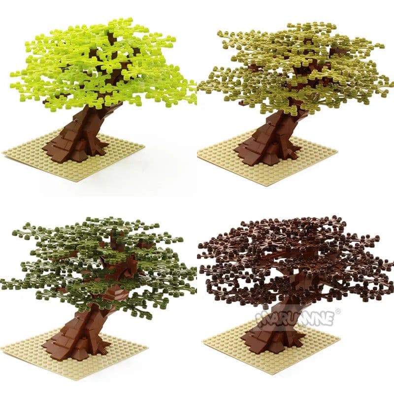 image-MARUMINE 205PCS Building Blocks Tree - Creative Nature Decoration Set
