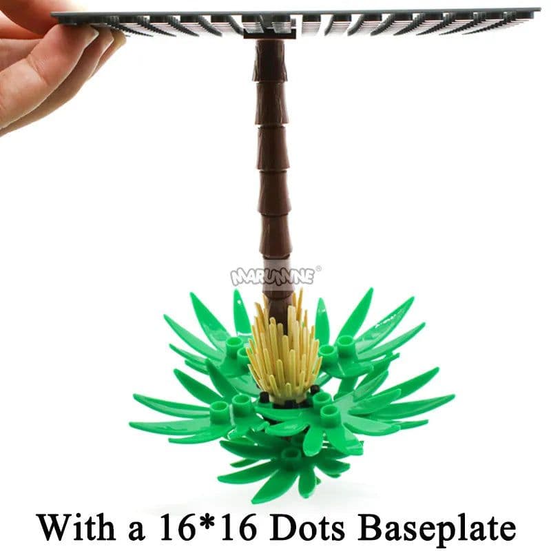 image-MARUMINE 205PCS Building Blocks Tree - Creative Nature Decoration Set
