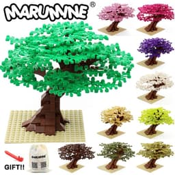 image-MARUMINE 205PCS Building Blocks Tree - Creative Nature Decoration Set