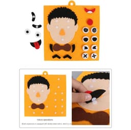 image-Diikamiiok DIY Change Face Puzzle - Fun for Cognitive Development - 3D Toy